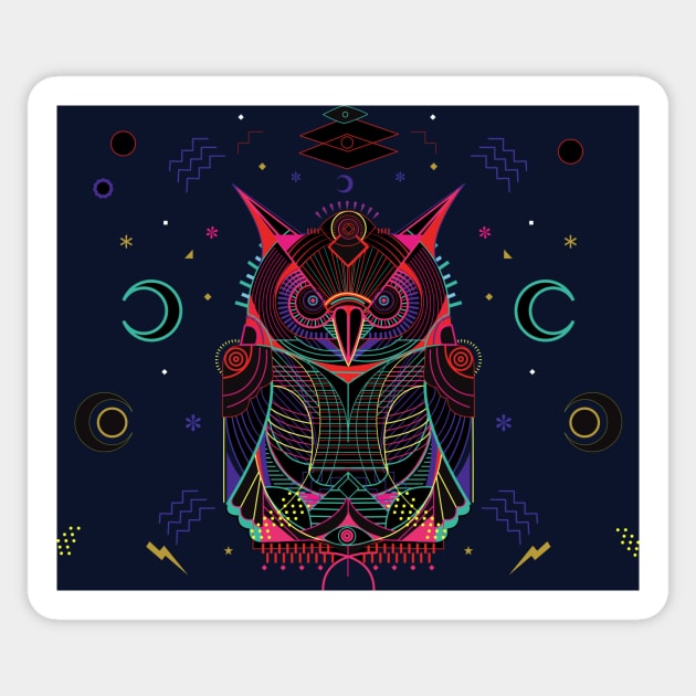 Owl Sticker by yoaz